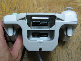 ドリームキャスト・コントローラの上側