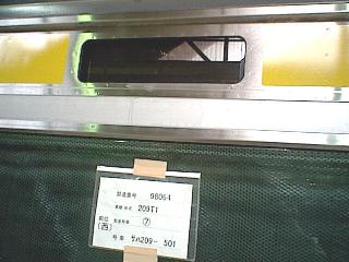 209�n500�ԑ�̍s����\����