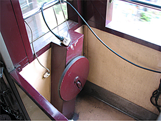 �g���b�R�ԗ��̎Ԓ[��