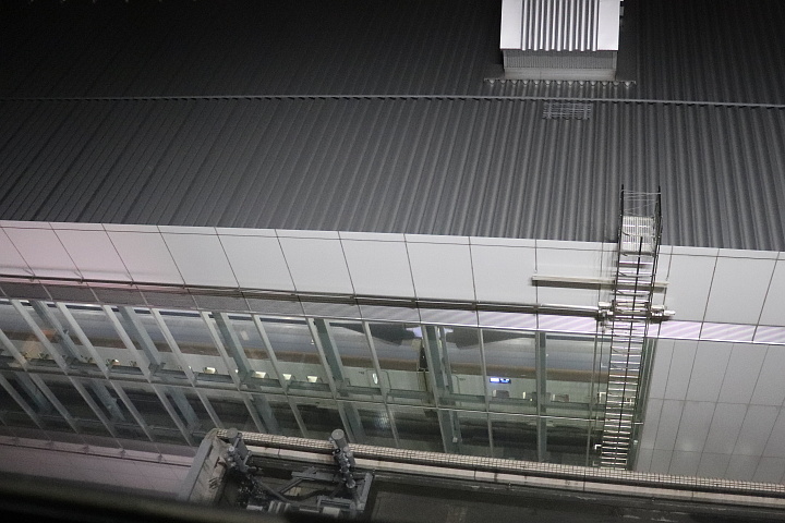 富山地鉄ホテル部屋からの景色