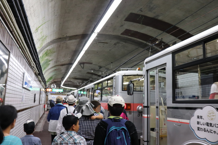 黒部ダム駅ホーム