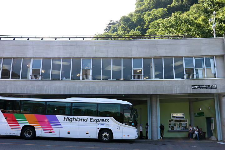 扇沢駅バス乗り場