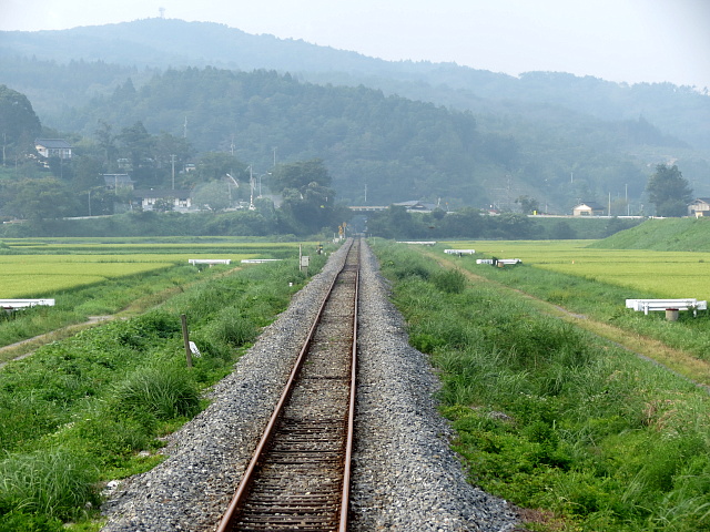 気仙沼線後方展望