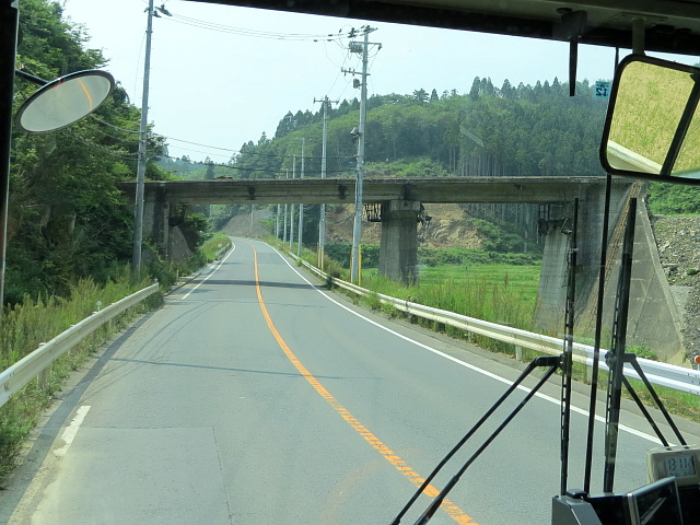 気仙沼線のコンクリート橋
